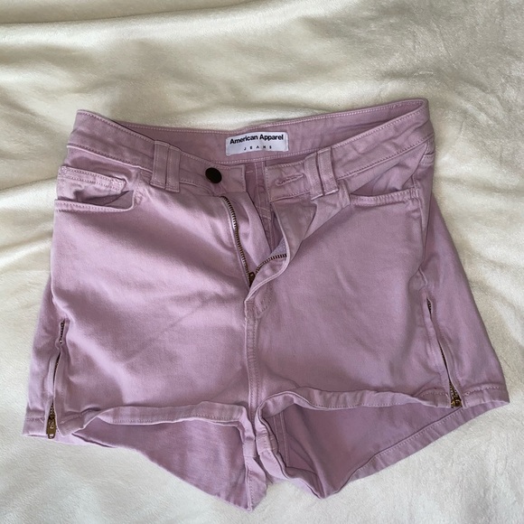 American apparel shorts w zippers - Picture 2 of 4